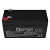 Mighty Max Battery 12- Volt 1.3 Ah Rechargeable F1 Terminal Sealed Lead Acid  Battery ML1.3-12